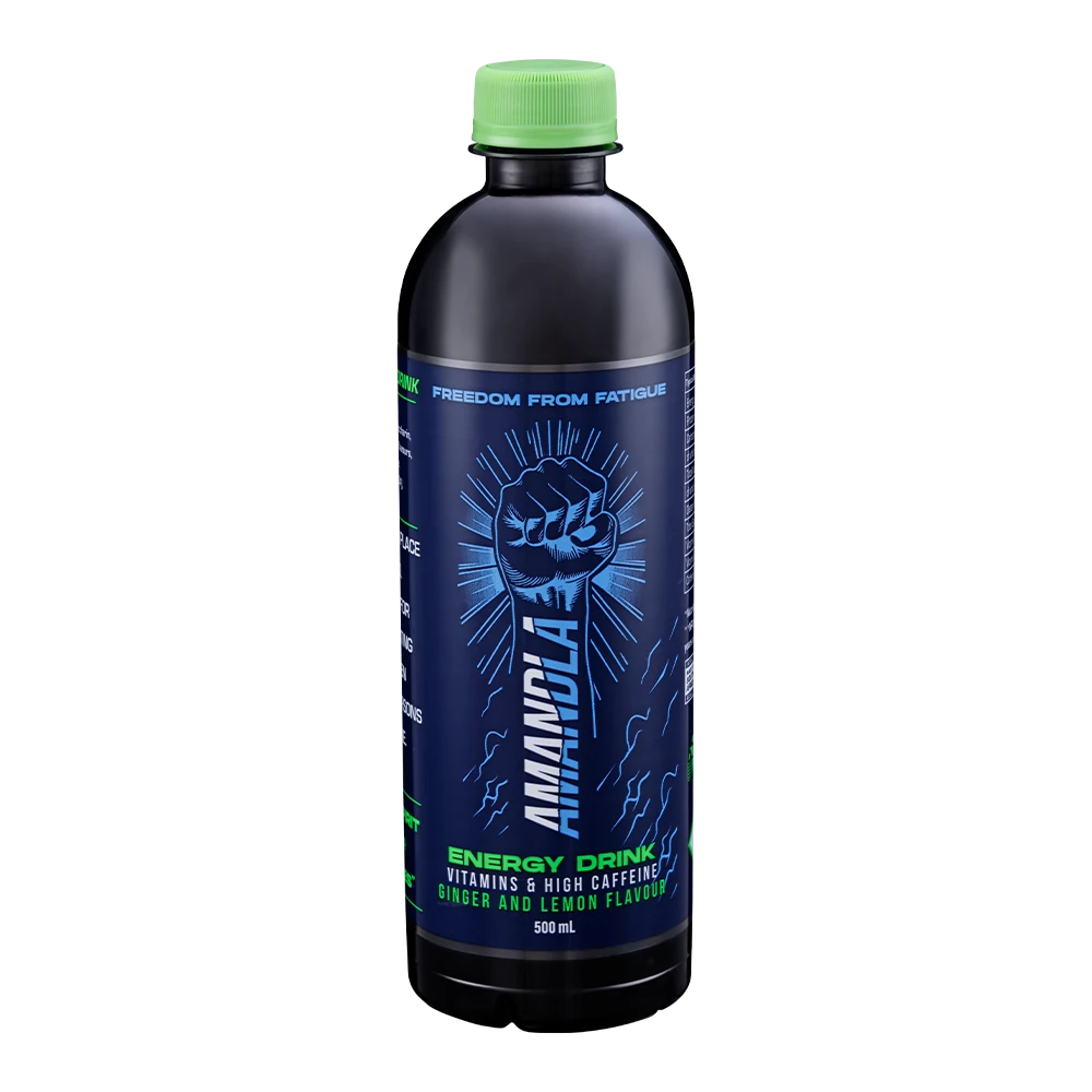 Amandla Ginger and Lemon Energy drink 500 ml