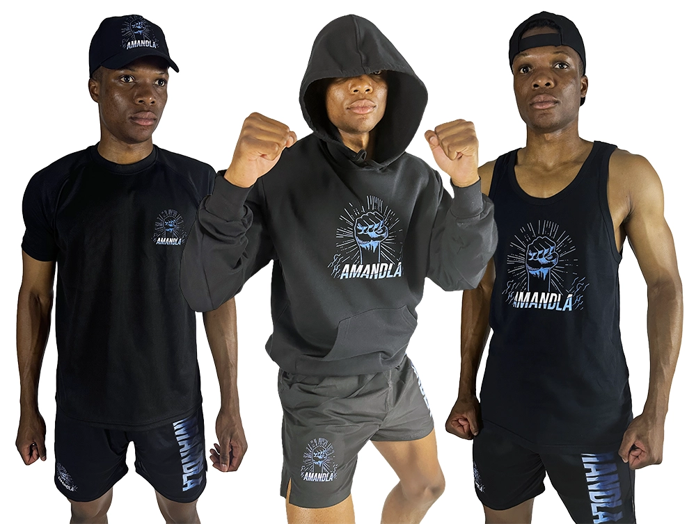 Model wearing Amandla clothing